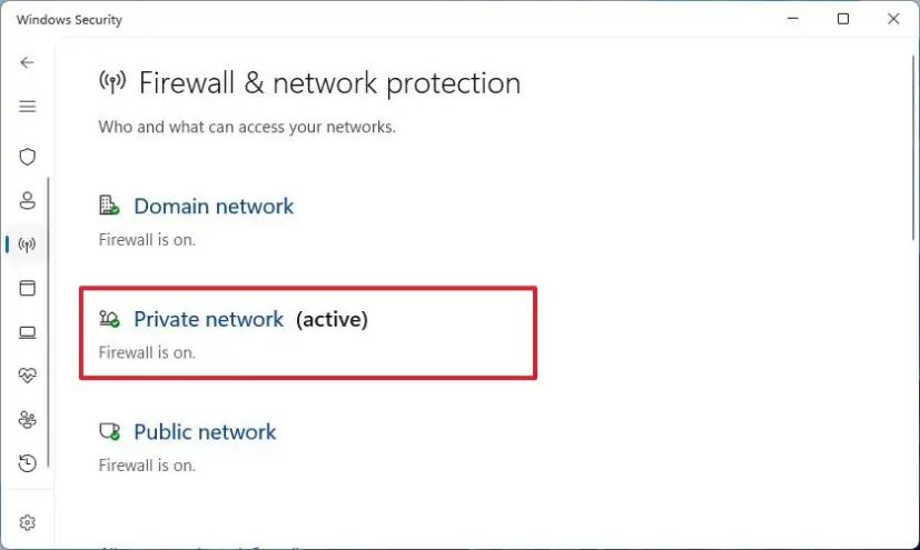 Firewall & network protection