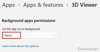 Speed Up Windows 11 - Background apps