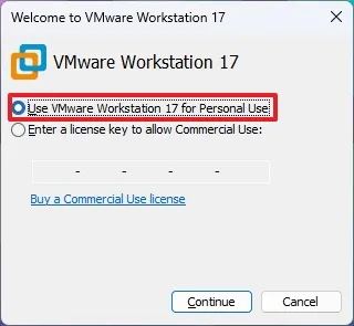 Use VMware Workstation 17 for Personal Use