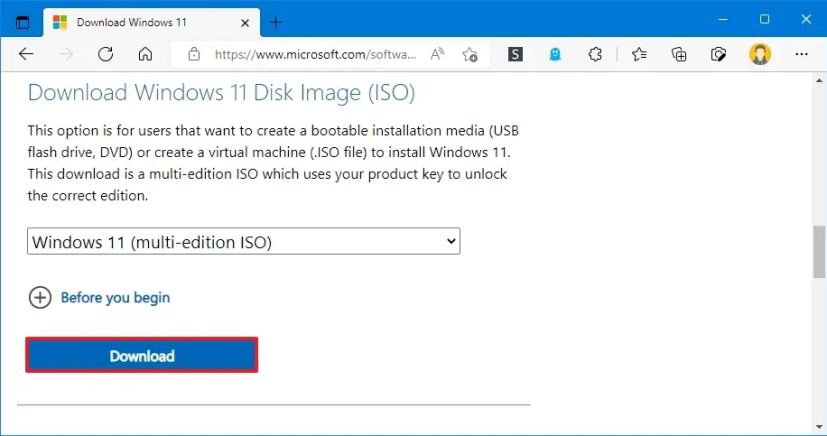 Windows 11 22H2 ISO download